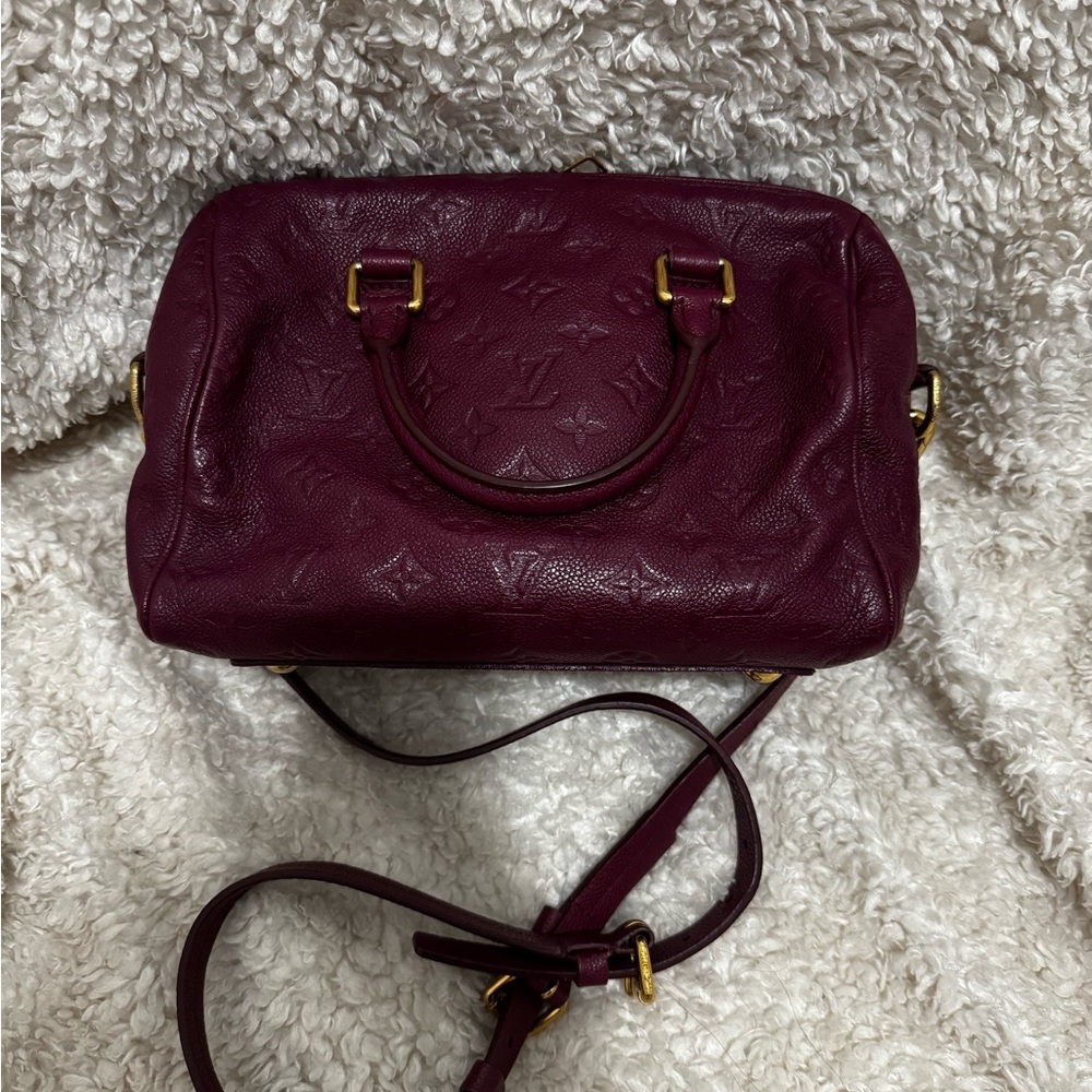 Louis Vuitton Speedy 25 Burgundy